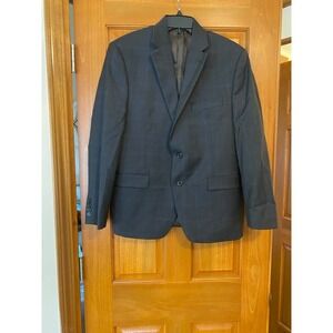 Men's LAUREN RALPH LAUREN Luxury Wool Blend HOUNDSTOOTH Blazer Jacket 40S Brown